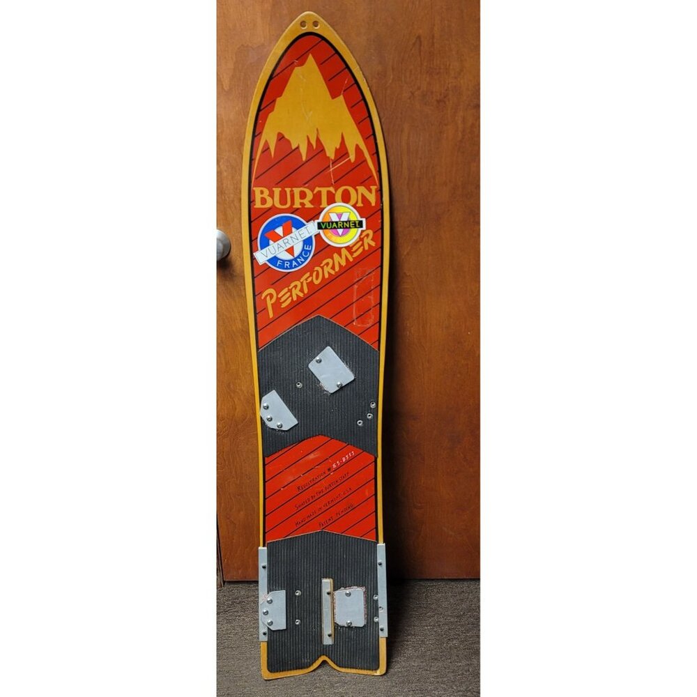 Vintage 1980s Burton Performer Snowboard JAKE BURTON Vintage Burton Snowboard Ba
